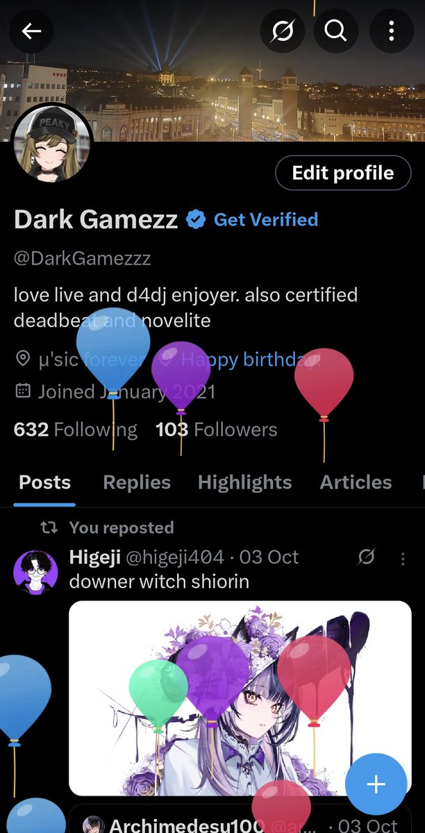 DarkGamezzz's tweet photo. Three cheers for me hooray https://t.co/1unNxSXaV3