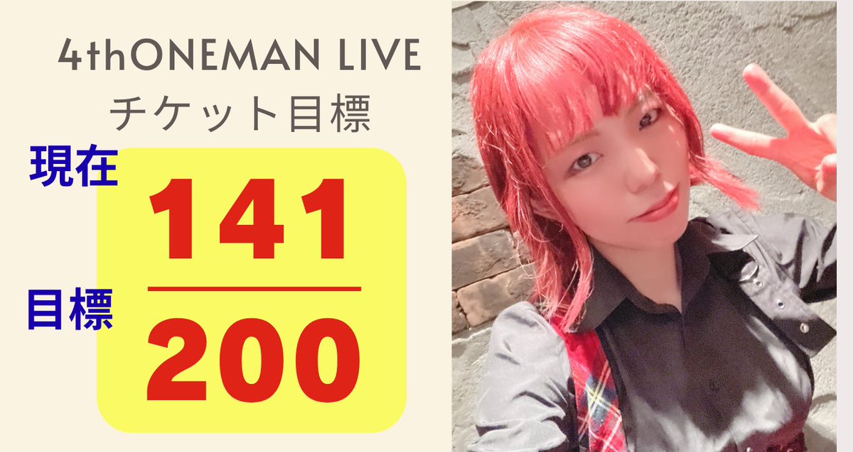 あと10枚で自己ベスト🔥🔥🔥
150越えさせて欲しい！！！！！！
200枚いけたら #RIOTGIRLS MV付きカラオケ配信！！！！

🎫応援券・CD・チェキ・セトリ色紙etc
patty212.buyshop.jp

🎫配信アーカイブ(購入時から2週間)
twitcasting.tv/patty_pandorab…

(書きたいことたくさんあるけどあと少しだけ寝…)