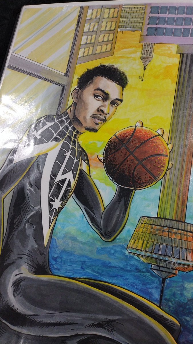 Found at @bigtexcon ... Wembanyama art work from @Leno_Hernandez ... #nba #porvida 