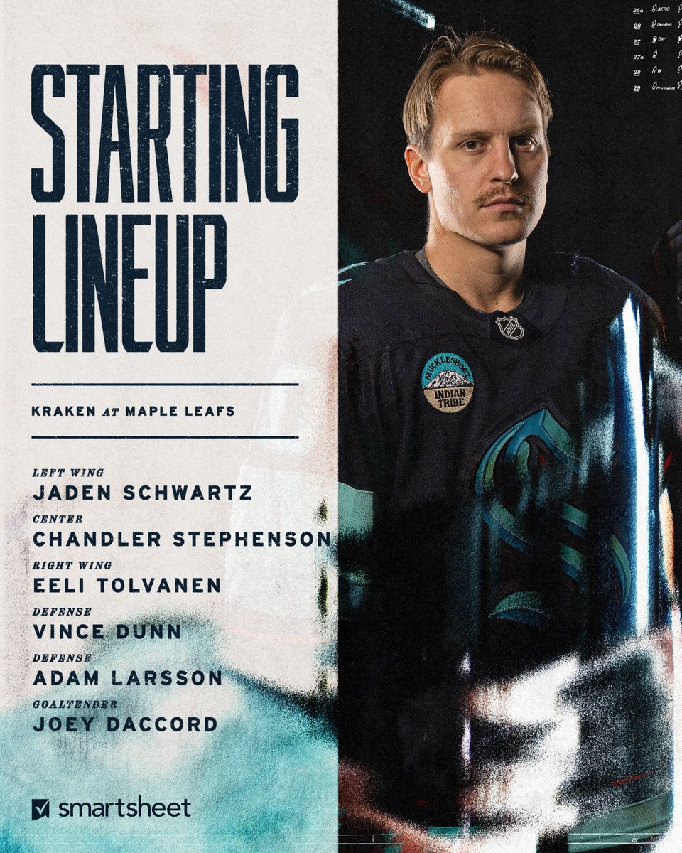 our starting 6️⃣ in the 6️⃣