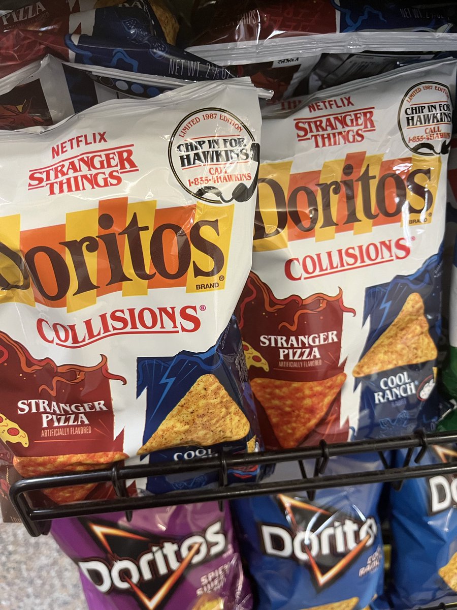 I haven’t watched Stranger Things but I love Doritos. We got these in at my job