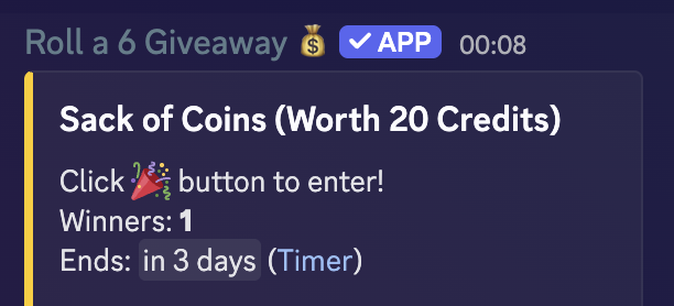 Want to win 20 credits on <a href="/Habbo/">Habbo</a> .com? 

Join our server and react in the #giveaways channel, easy as pie! 🥧 think of all the pie you could buy with 20 credits...

HabboArcade.com/discord