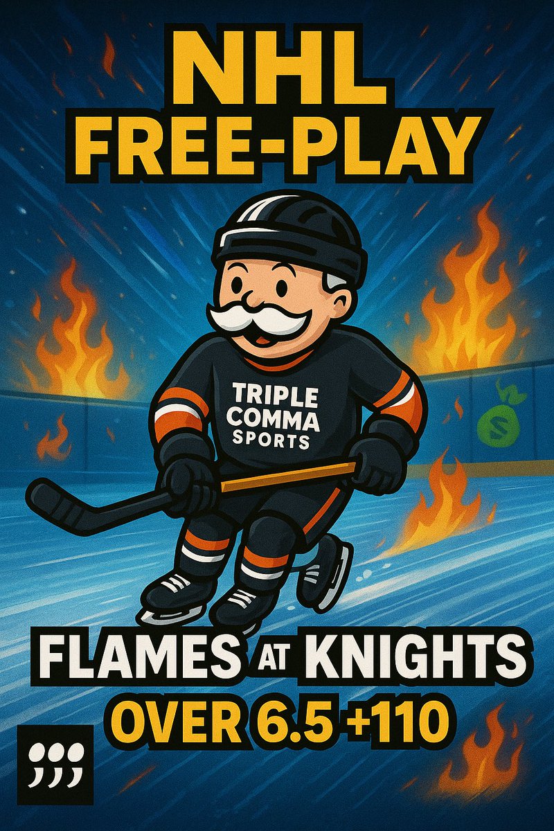 TripleComma's tweet image. NHL #freeplay 10PM ET