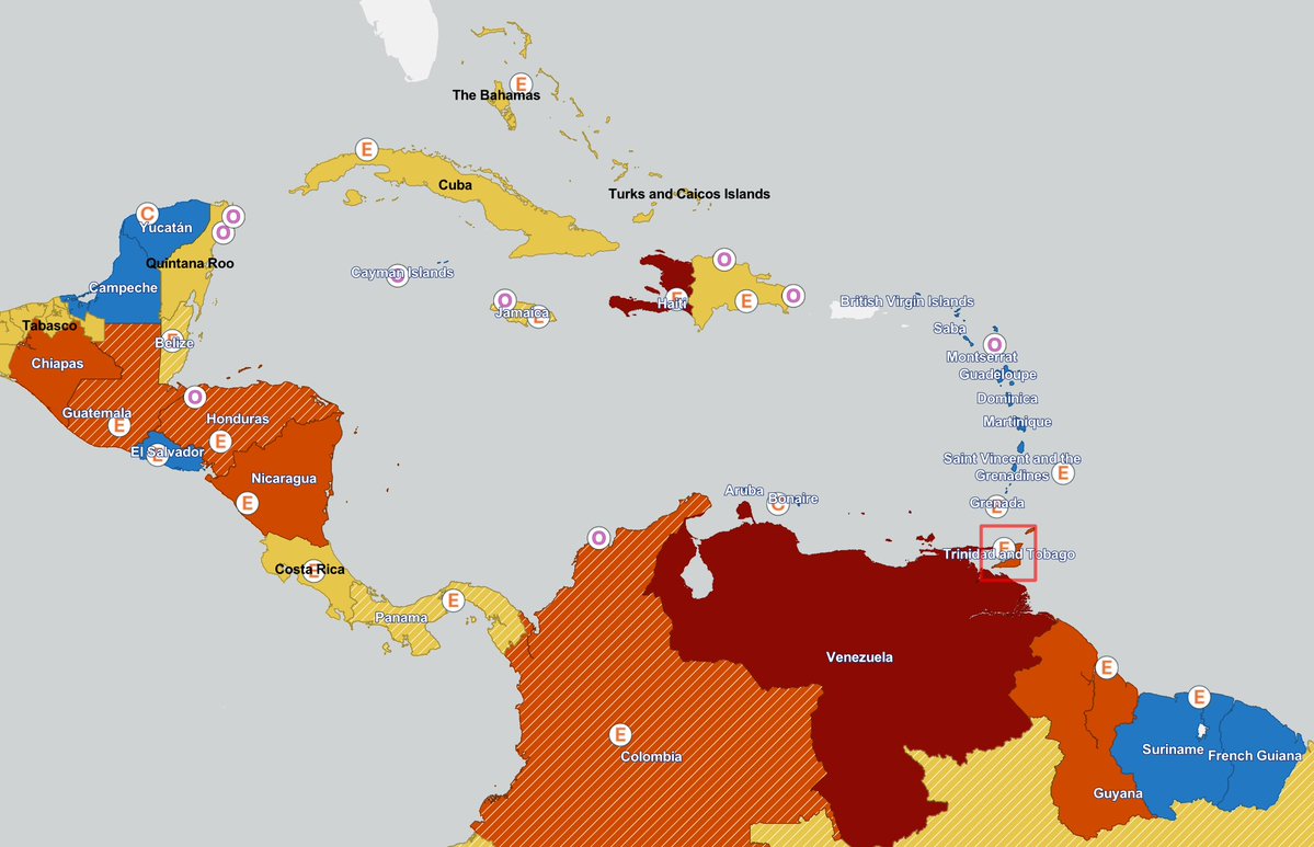 Defcon_Level's tweet image. U.S. Embassy Security Alert for #Trinidad and #Tobago - Heightened State Of Alert:
🚨 Latest Breaking Alerts:
defconlevel.com/current-level.…