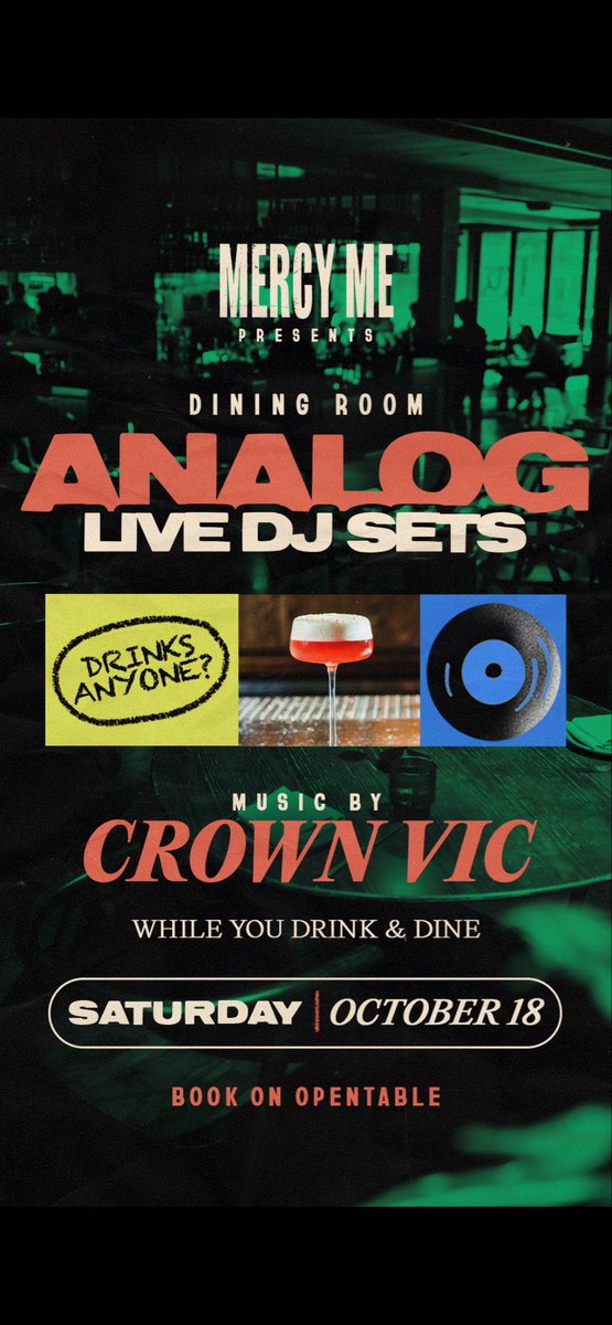 At Mercy Me with a fair amount of records to select from. Until 11pm. Foggy Bottom. Free DC!