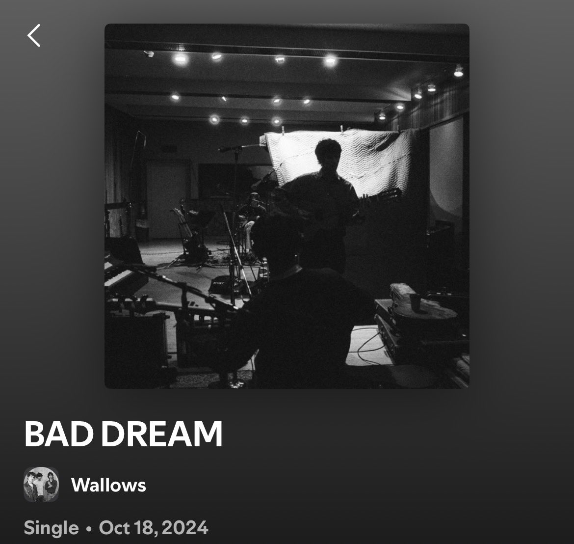 oh it’s also been a year since BAD DREAM was released