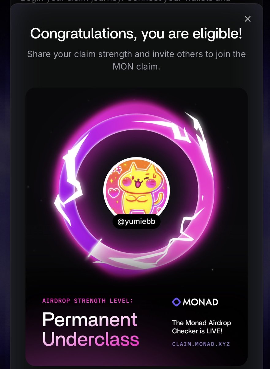 thx monad 🫶🏻but how do i upgrade my airdrop strength level ????? 😩