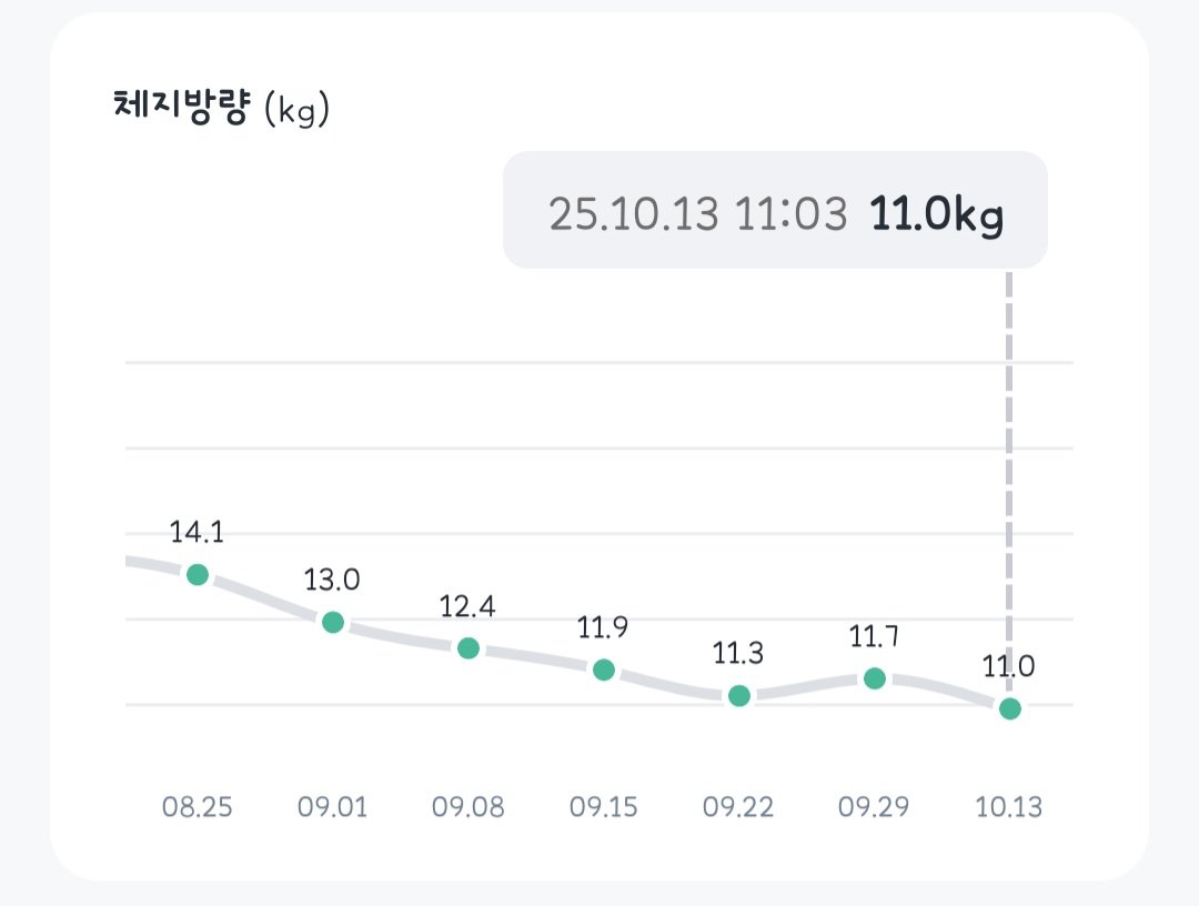 msRobin__'s tweet image. 탈셈 시절의 소소한 성과(?) 라면 뭔가 다른곳에 집중할려고 했던 다이어트 성공 !!!

체지방을 줄이는게 목표였는데 어쩌다 만든 체형 D
요근래 최저 체지방량. 체지방률

10주 동안 단한번의 정체기 없이 11kg 감량 (체지방만 8kg)이라고 하면 "역시 독한 대마조 새끼" 라고 하는 분들 꼭 있음😮‍💨😮‍💨😮‍💨