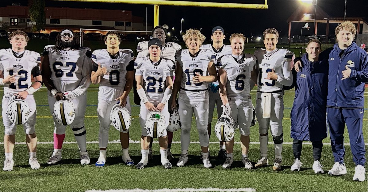 That 4-0 feeling! Shoutout to our Senior Cougars for beating Kings Way last night to complete a 4 year sweep of the Knights by a combined score of 209-54. #psalm144 #GoCougs