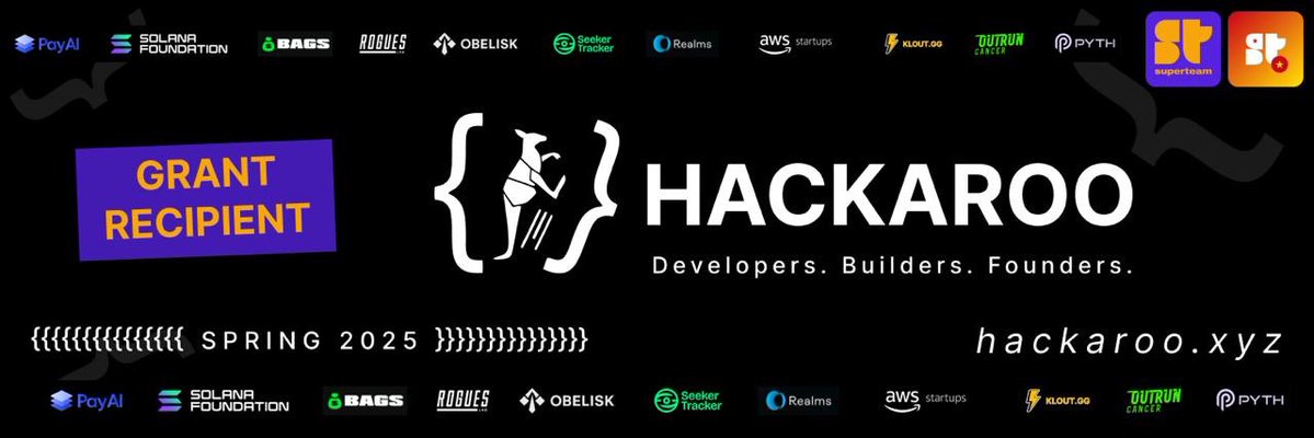 Official <a href="/colosseum/">Colosseum</a> sidetrack 

Grant recipient from <a href="/superteam/">Superteam</a> 

We will find YOU 🫵 and help you WIN!