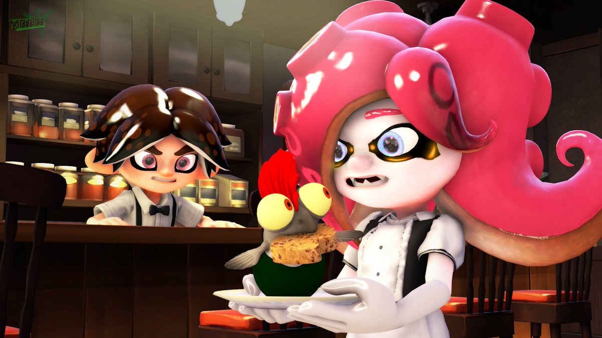 Kokoro at her job
Ft <a href="/TwoDevSensei/">Dενiε - デヴィ-COMMISSIONS OPEN-</a> 
#Splatoon #SFM