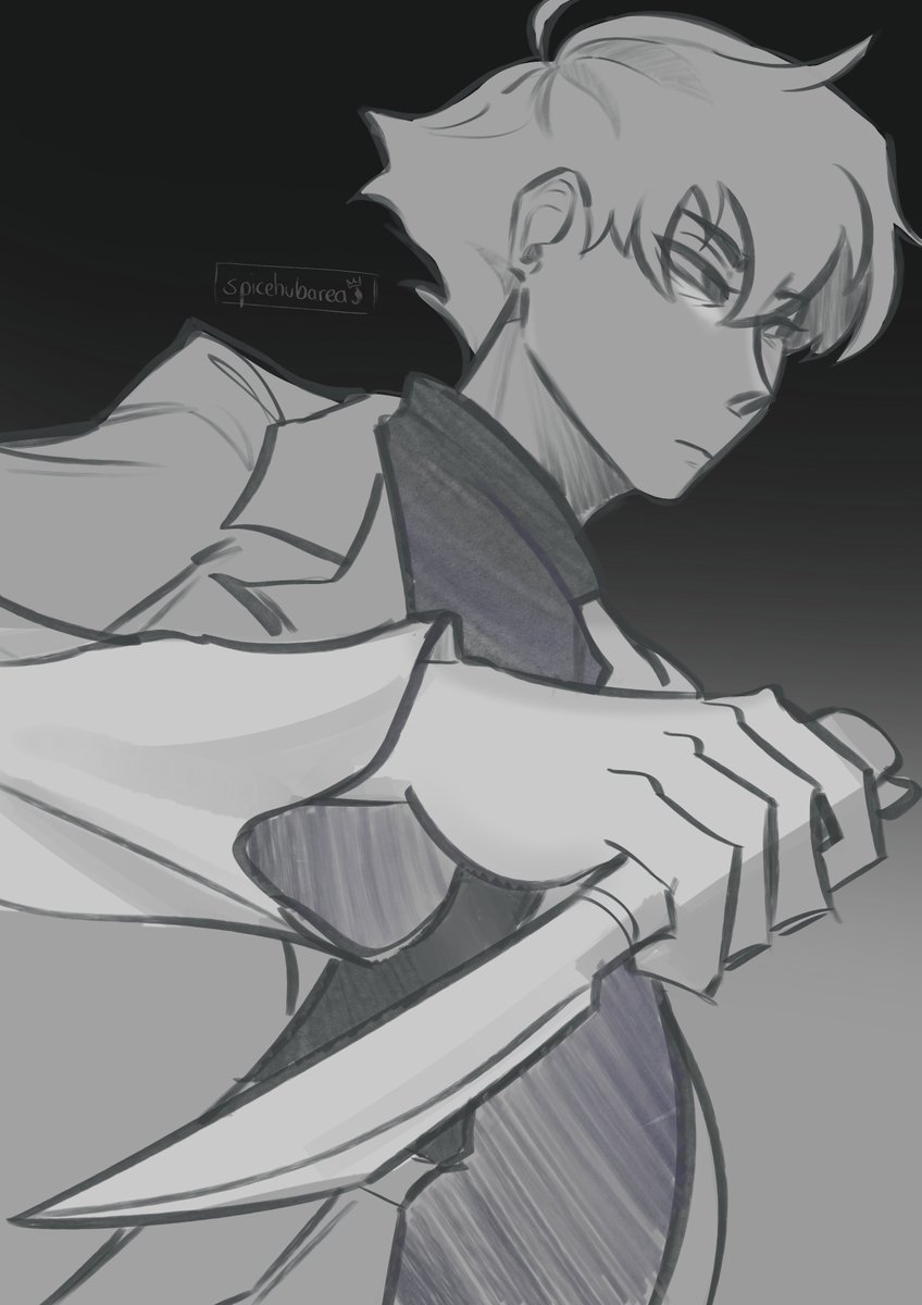 Ghostblade for <a href="/SilencedBlade/">GHOSTBLADE</a> 's birthday! 🍰🎉