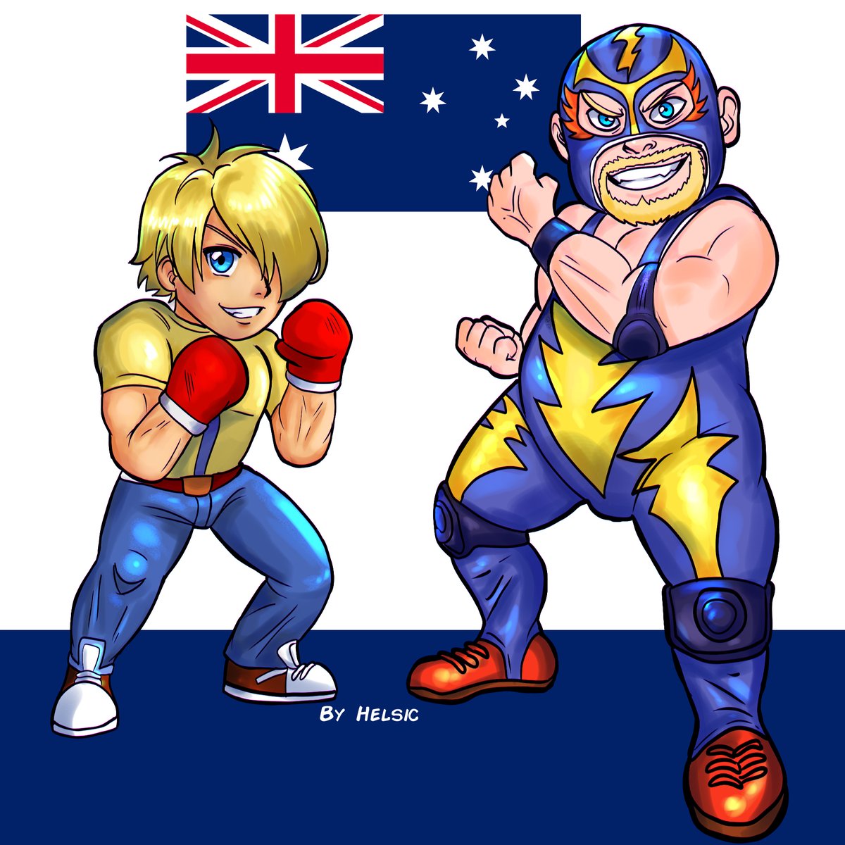 helsic's tweet image. #KOFtober day 17 SNK OC. I don't have original characters but I've drawn lots of OC over the years and they are so cool! 

#ioriyagami #shingoyabuki #saiki 
@Mangaplosion @HassanZahir1234