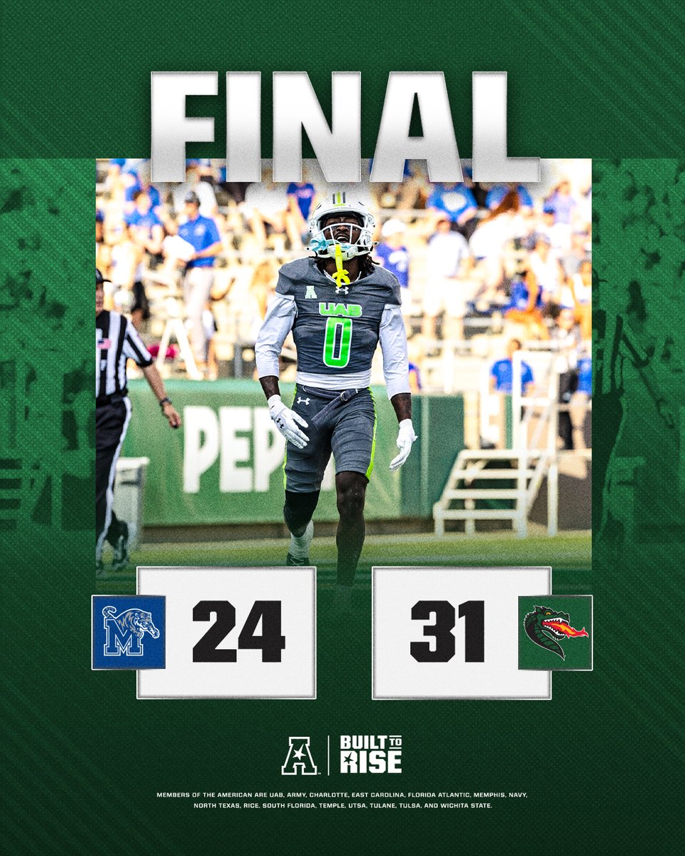 UAB WINS THE BATTLE FOR THE BONES🦴

#BuiltToRise x #AmericanFB