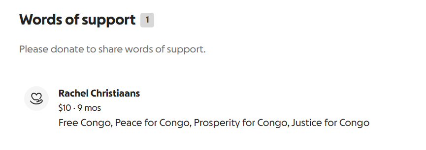 congofriends's tweet photo. In almost a year of fundraising the relief effort in occupied eastern DRC, only one person  has left words of support for the people & communities we serve.

Our Congolese partners see these words! If you have a word to share, please do.

https://t.co/iO7xymi1vs

( thanks Rachel! )