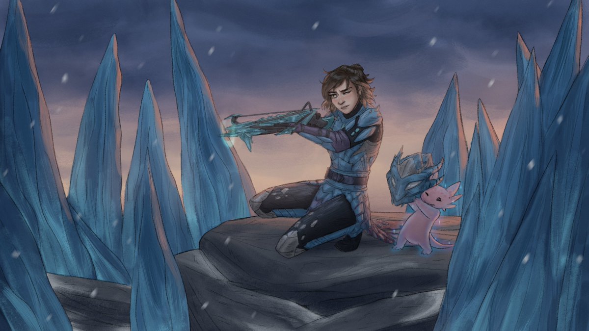 Day 9: Ranged with <a href="/casilliio/">isohel</a> 🏹. #Scapetober #Runescape