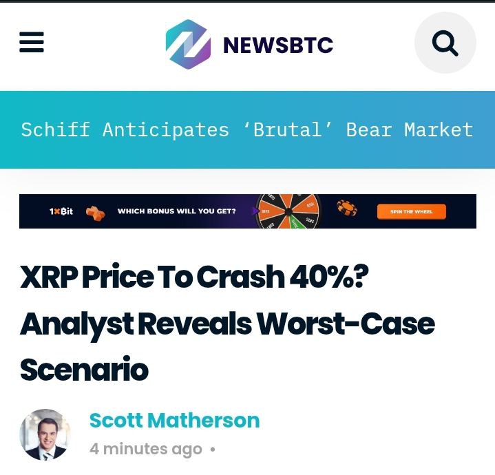 🚨#XRP price could crash to 40%, analyst reveals worst-case scenario.

It might fall to revisit last weekend flash crash bottom just above $1.55. While such a drop would be painful for holders, this potential crash could multiply your balance.

Play CRASH GAME and enjoy the
