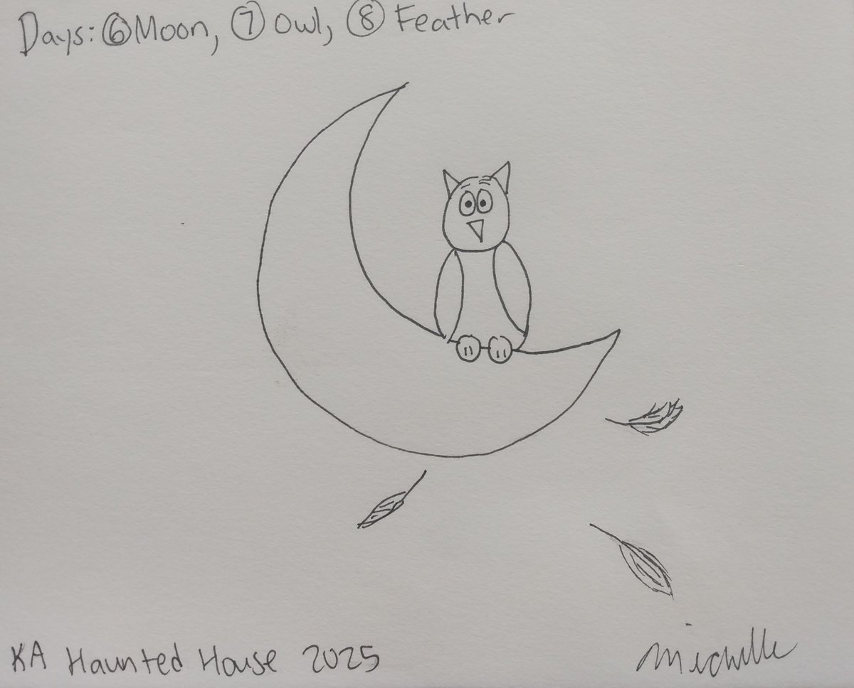 MichelleForNow's tweet image. A couple of pics for this month's KA discord art challenge