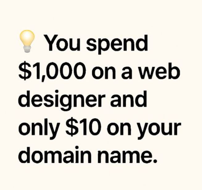 katerleonid's tweet photo. But if your company already raised millions in funding,
why are you still sending your traffic to https://t.co/4qaOPxPZPw
when you could’ve owned https://t.co/sA3WL1rf58 for only 200,000 usd? https://t.co/4rtmz1q1K7