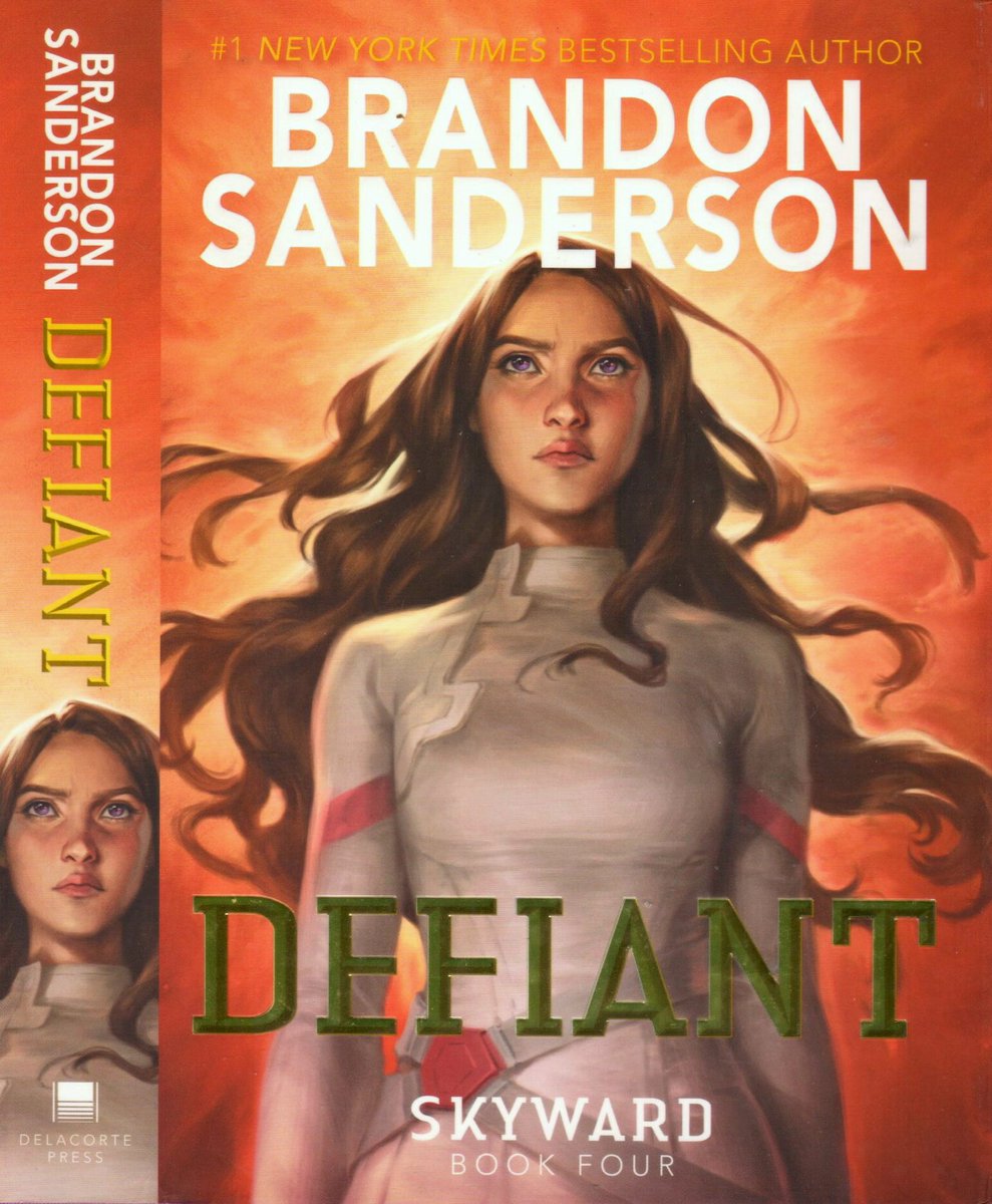 Cytonic, Defiant by Brandon Sanderson
Skyward #3, #4
Spensa goes through the nowhere, meets up w/ pirates. 4.8 stars 
More empathetic &amp; powerful, Spensa balances lives vs destruction. Her friends were busy in her abscence. 4.9 stars
sfbookreview.blogspot.com/2025/10/cytoni…
sfbookreview.blogspot.com/2025/10/defian…