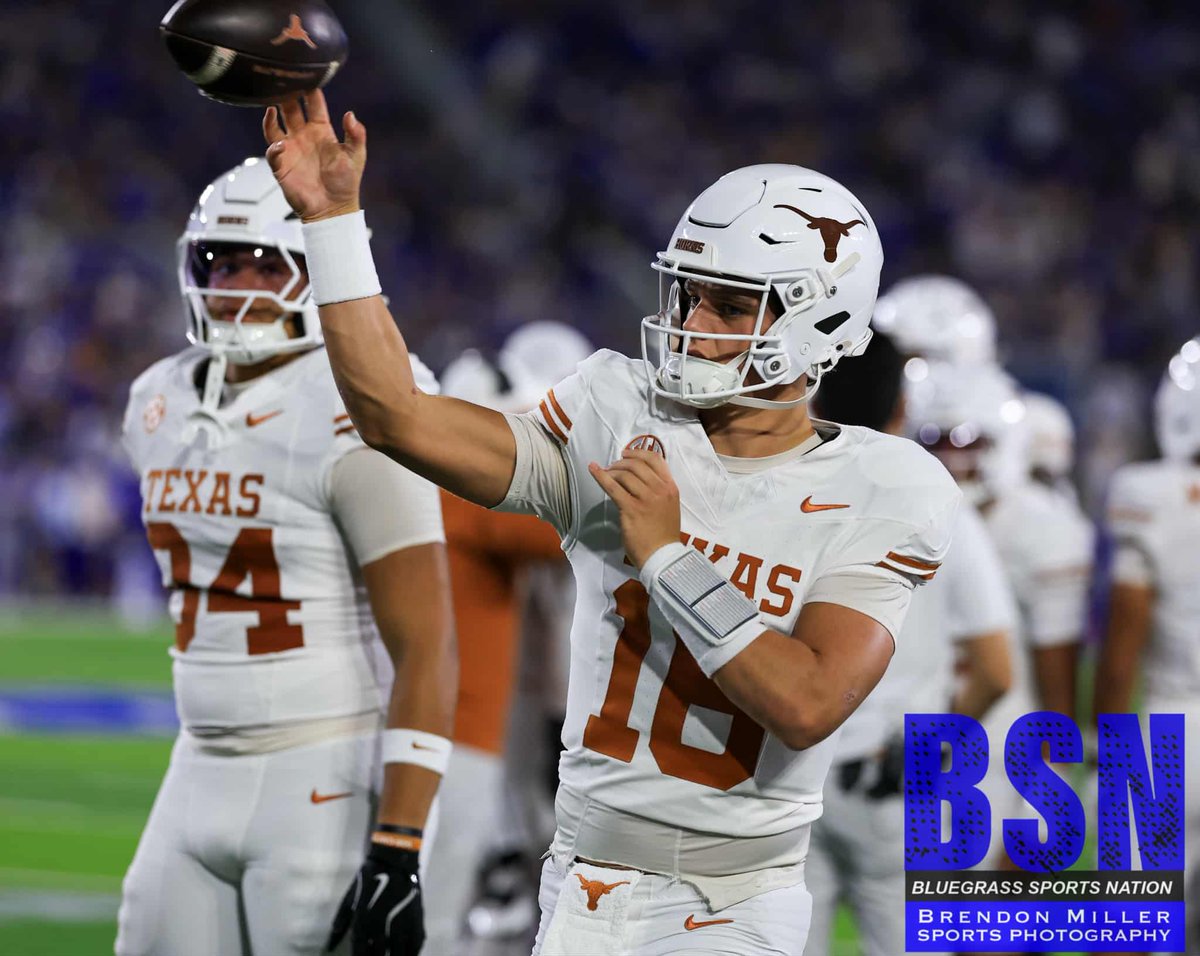 UK's defense has played well so far against Texas QB Arch Manning.

In the opening quarter, UK held Manning to 3-of-8 through the air for 30 yards, while also registering a sack on Manning.

#TEXvsUK | <a href="/BGSportsNation/">Bluegrass Sports Nation</a>