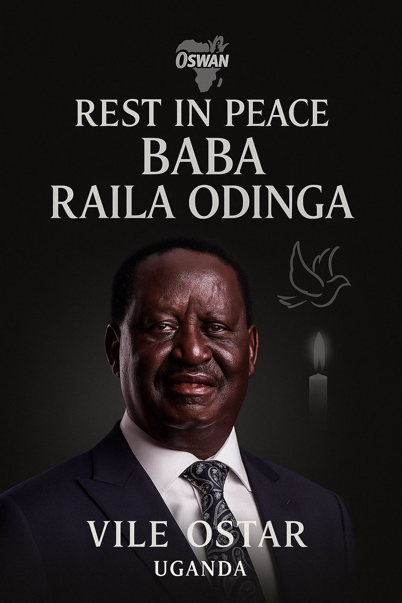 Vile_Ostar's tweet photo. Rest in peace, Baba Raila Odinga 🇰🇪. Your visionary leadership and dedication to the people will always be remembered. – Vile Ostar, Uganda 🙏

🎵 Listen to my latest release: https://t.co/XQrTSHzjbU

#RailaOdinga #Legacy #TrueLoveRemix #VileOstar #Uganda #Afrobeat #AfrobeatMusic https://t.co/yYu35wDciO