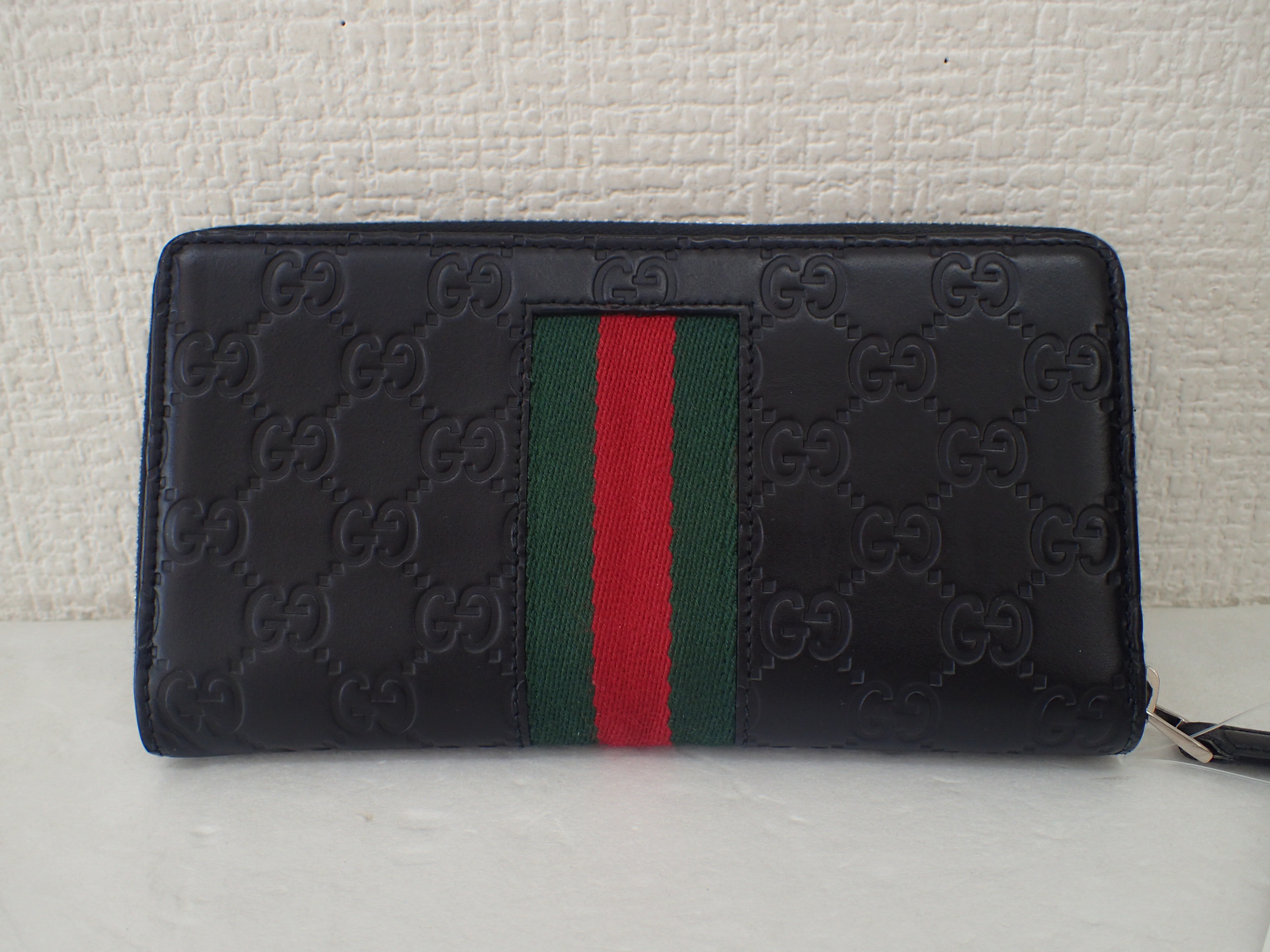 トラバス✨極美品　レシートあり✨グッチ　長財布　ラウンドファスナー dc27512882465cbab80b7f200cf242