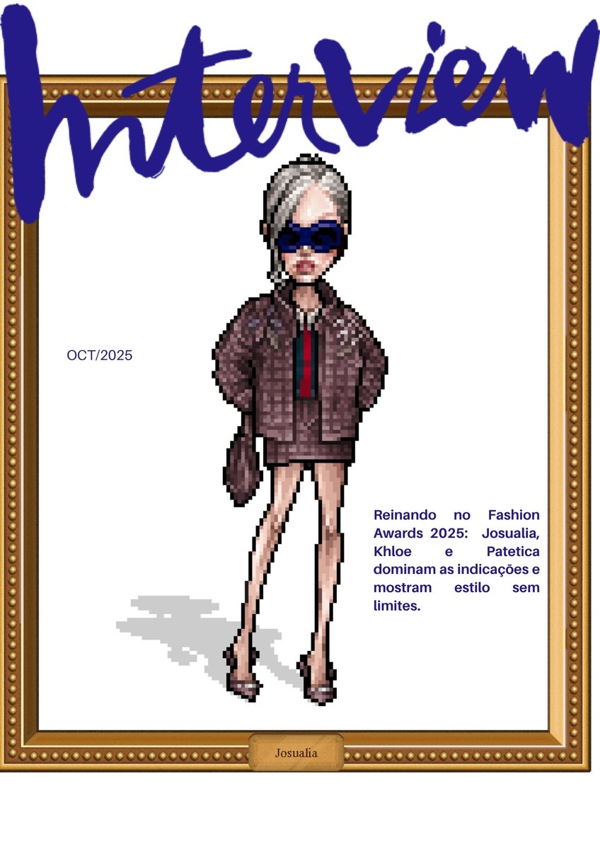 Elas dominam a moda, e agora, as páginas da nossa primeira matéria.

Khloe, Patetica e Josualia lideram o Fashion Awards 2025 em uma história sobre poder, estilo e autenticidade.

Out now: heyzine.com/flip-book/eeef…