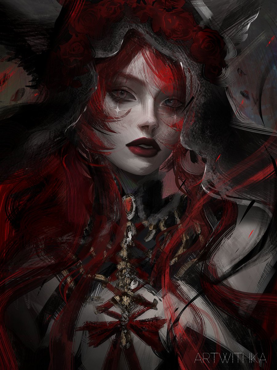 artwithka's tweet image. Hello, third set experimental sketch commissions is open!
The gist:
1. Working mainly with one brush in Procreate, you can see examples in this post
2. Dark mood of art
3. Fixed price - $130
4. Noticeable textured strokes, which build the image
A little more in the comments ♡
