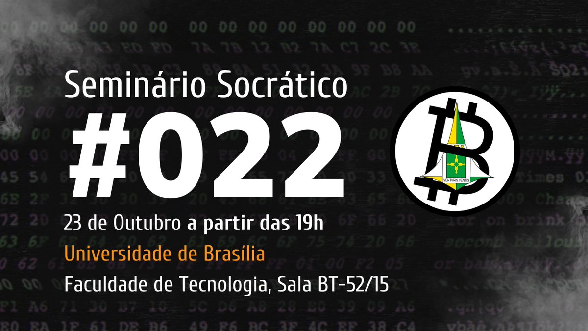 BitdevsBSB's tweet image. Nesta quinta tem mais um Bitdevs, onde conversamos sobre os aspectos técnicos do Bitcoin. Não se esqueçam de fazer seu cadastro gratuito e convidar seus amigos interessados. Haverá pizza!
🗓 23/10
📍 UnB - Faculdade de Tecnologia, Sala BT-43/15
🕒 19h
🔗 meetup.com/brasilia-bitco…
