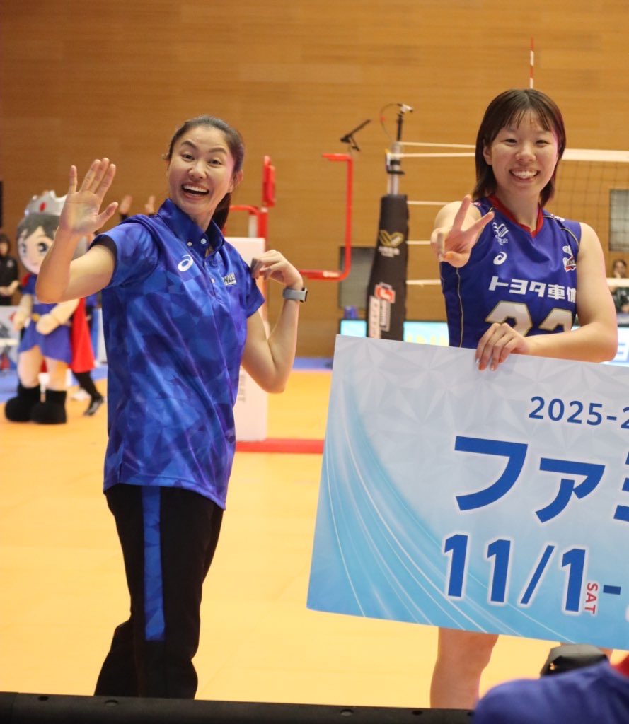 2025年10月12-13日
大同生命SV.LEAGUE WOMEN
刈谷市体育館

美～🥰
まさか、生で拝める日が来るなんて😭
(タオル買っといてよかった)

#クインシーズ刈谷
#ヌットサラ・トムコム 選手