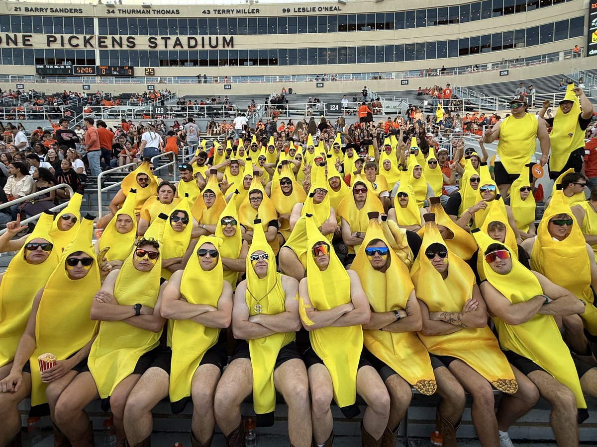 Oklahoma State student section is on a generational run 😂😂😂
