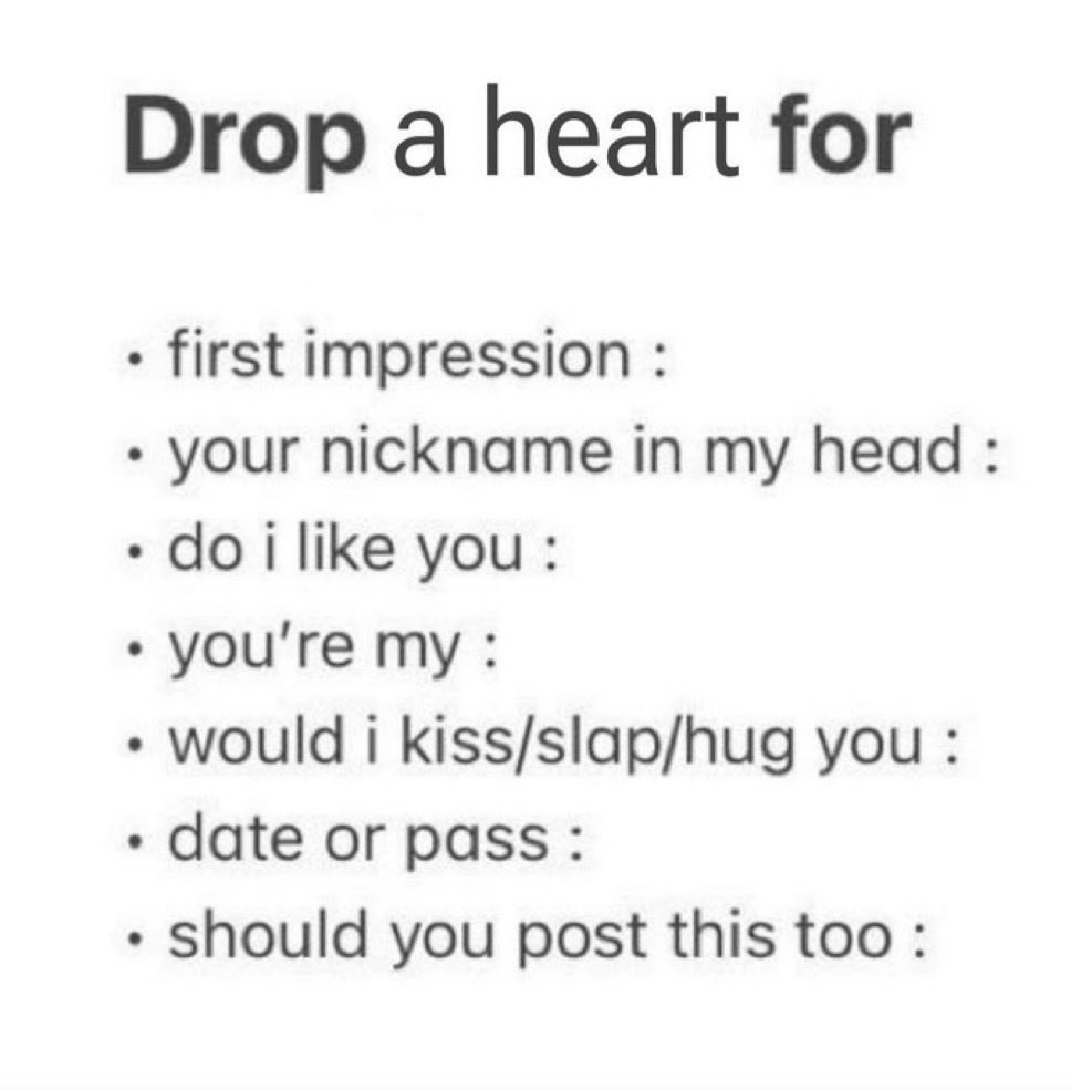 I don't think anyone will do it... but here goes nothing. ☺️