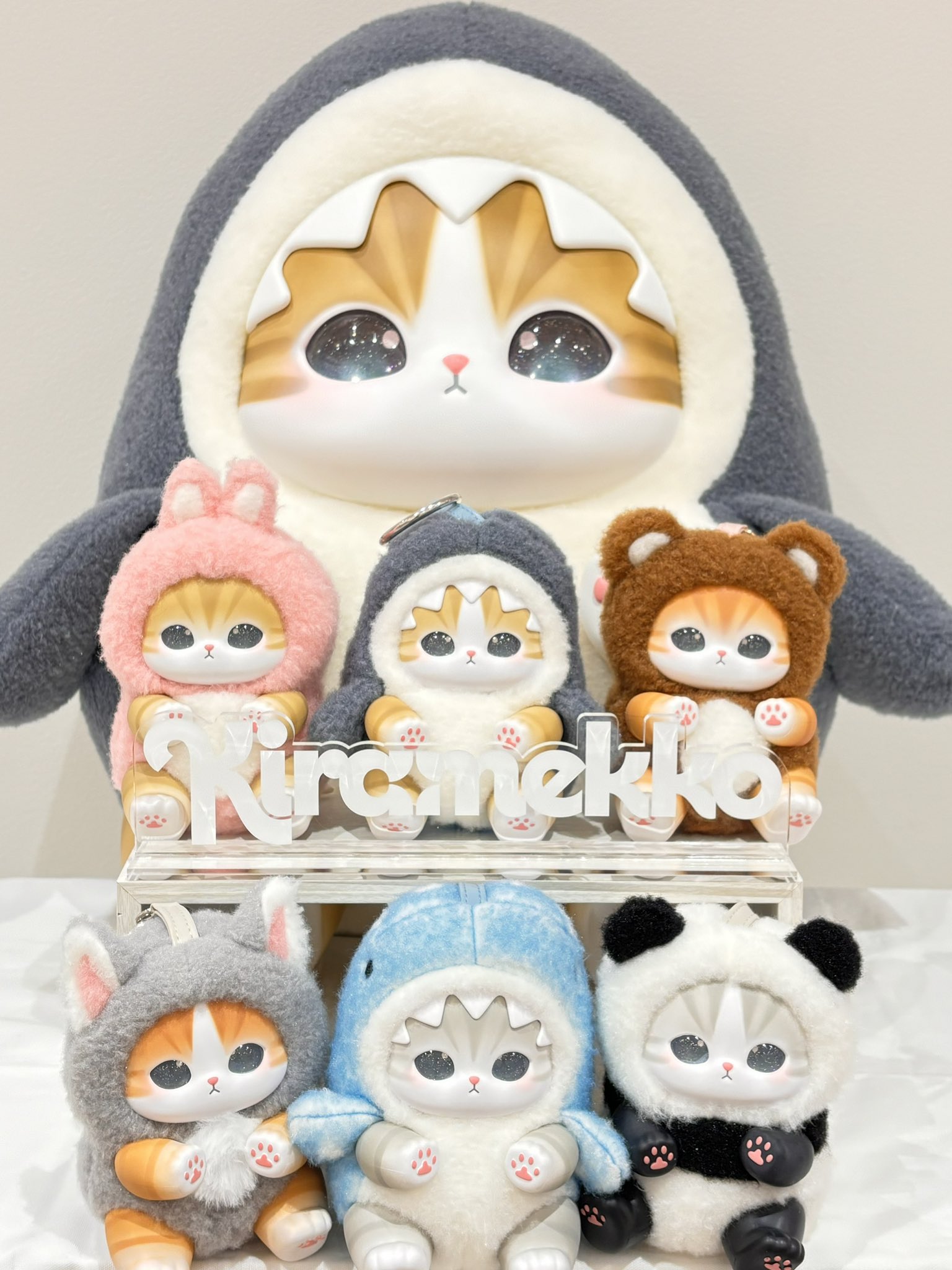 mofusand Kiramekko 1BOX モフサンド Order】Mofusand Kiramekko Fluffy Kittens Mascot Keychain Blind Box