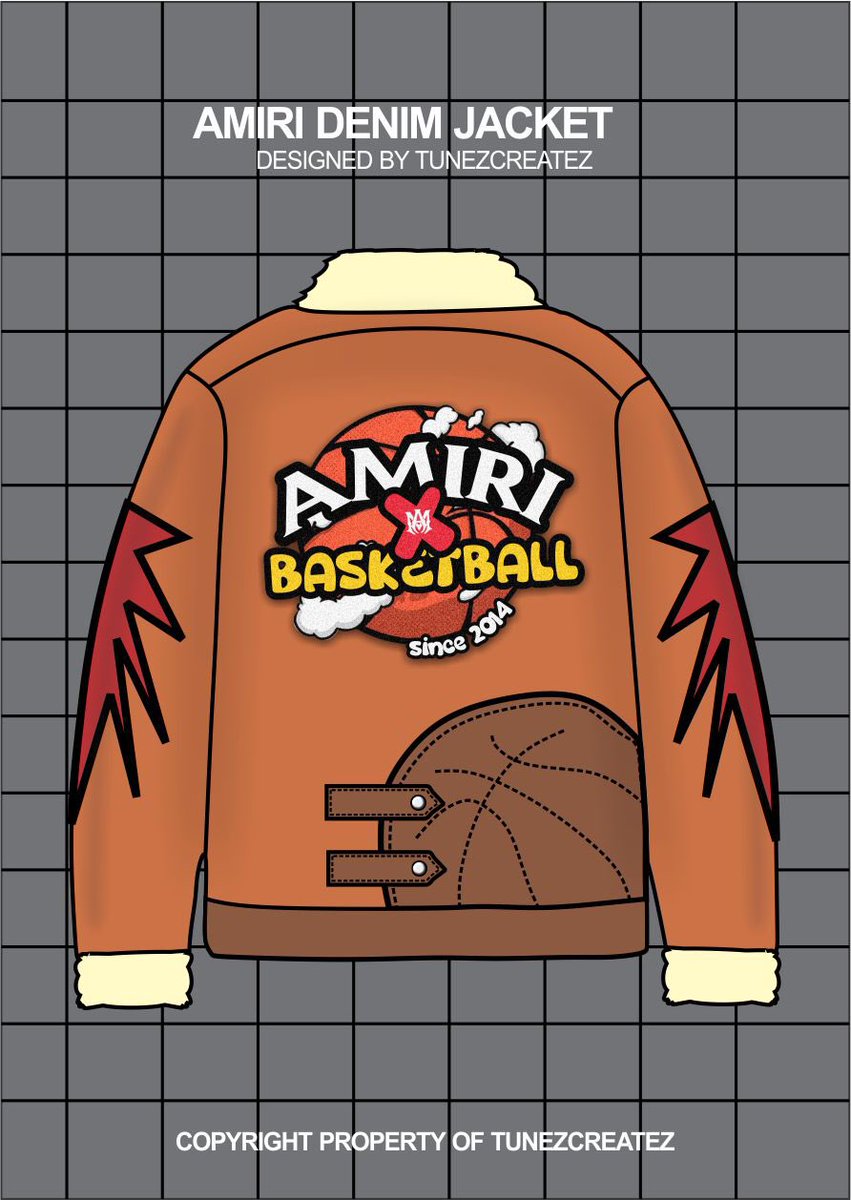 Tune3Createz's tweet image. Demin Jacket for AMIRI design by @Tune3Createz ✨ what do you think about this 🔥| DM for Commission