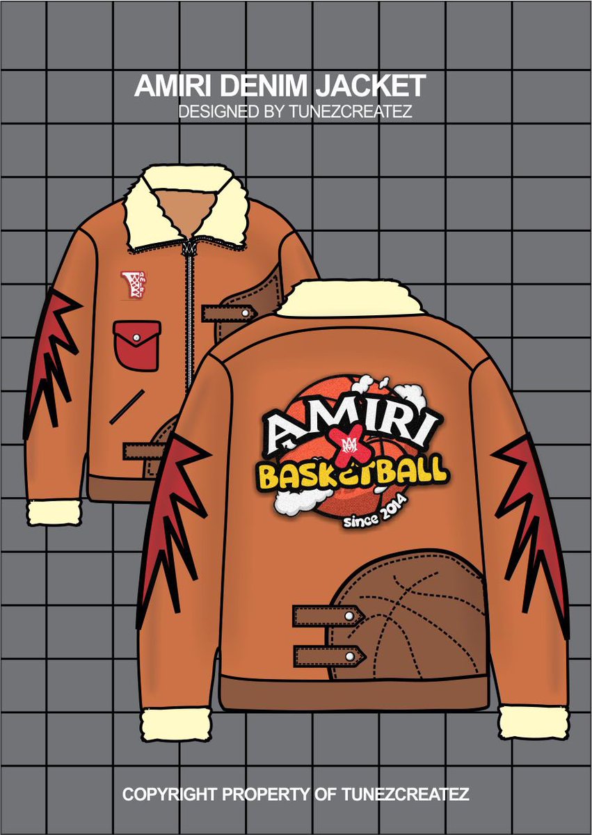 Tune3Createz's tweet image. Demin Jacket for AMIRI design by @Tune3Createz ✨ what do you think about this 🔥| DM for Commission