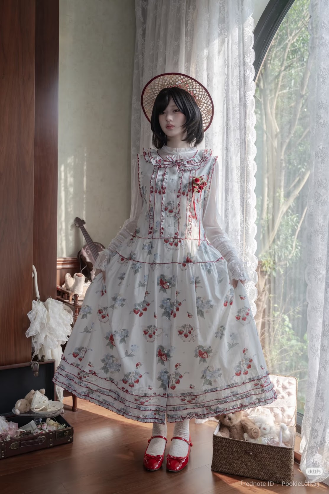 チンアナゴ様のご予約ページ　Whitby Abbey＆Victoria Pink Rococo Bouquet Long OP by Victorian Maiden
