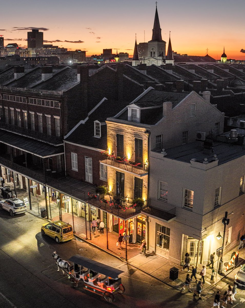 marcorasi1960's tweet image. Decatur street at dusk, New Orleans