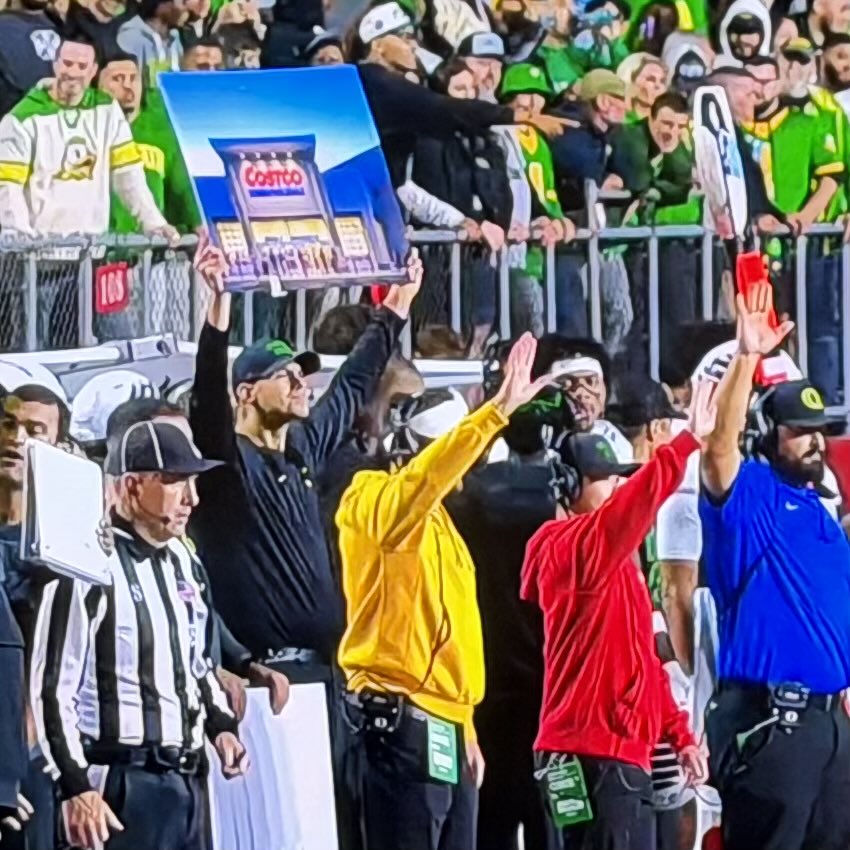 Imagine being down 35-3 then Oregon defense hits you with the Costco blitz