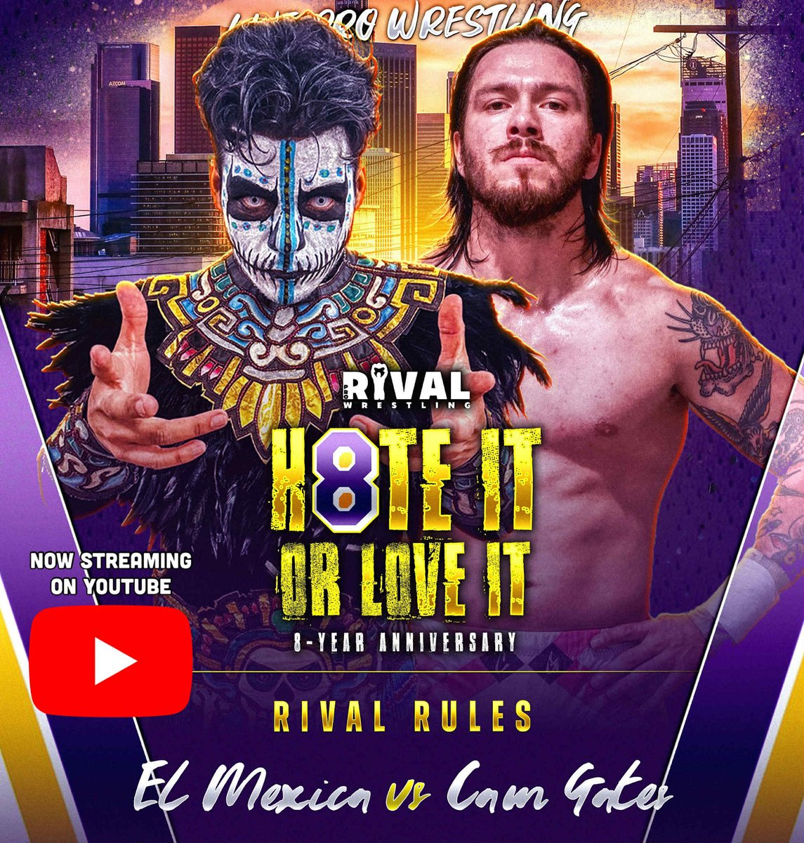 RivalPro_'s tweet photo. 🚨NOW STREAMING🚨
@el_mexica05 vs @Iamcamerongates
Now streaming on YouTube
Hurry on over to watch the arRIVAL of El Mexica vs the Highly recommended Cam Gates in a NO DQ match.
FOLLOW & SUBSCRIBE NOW FOR UPDATES AND NEW MATCHES:
https://t.co/ua6tItJRaA
#RivalPro https://t.co/TbGrQb5icl