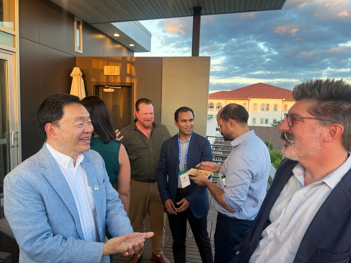 Great time at #CellCoast25 with <a href="/DrFredLocke/">Frederick L. Locke</a> and the <a href="/MoffittNews/">Moffitt Cancer Center</a> team!