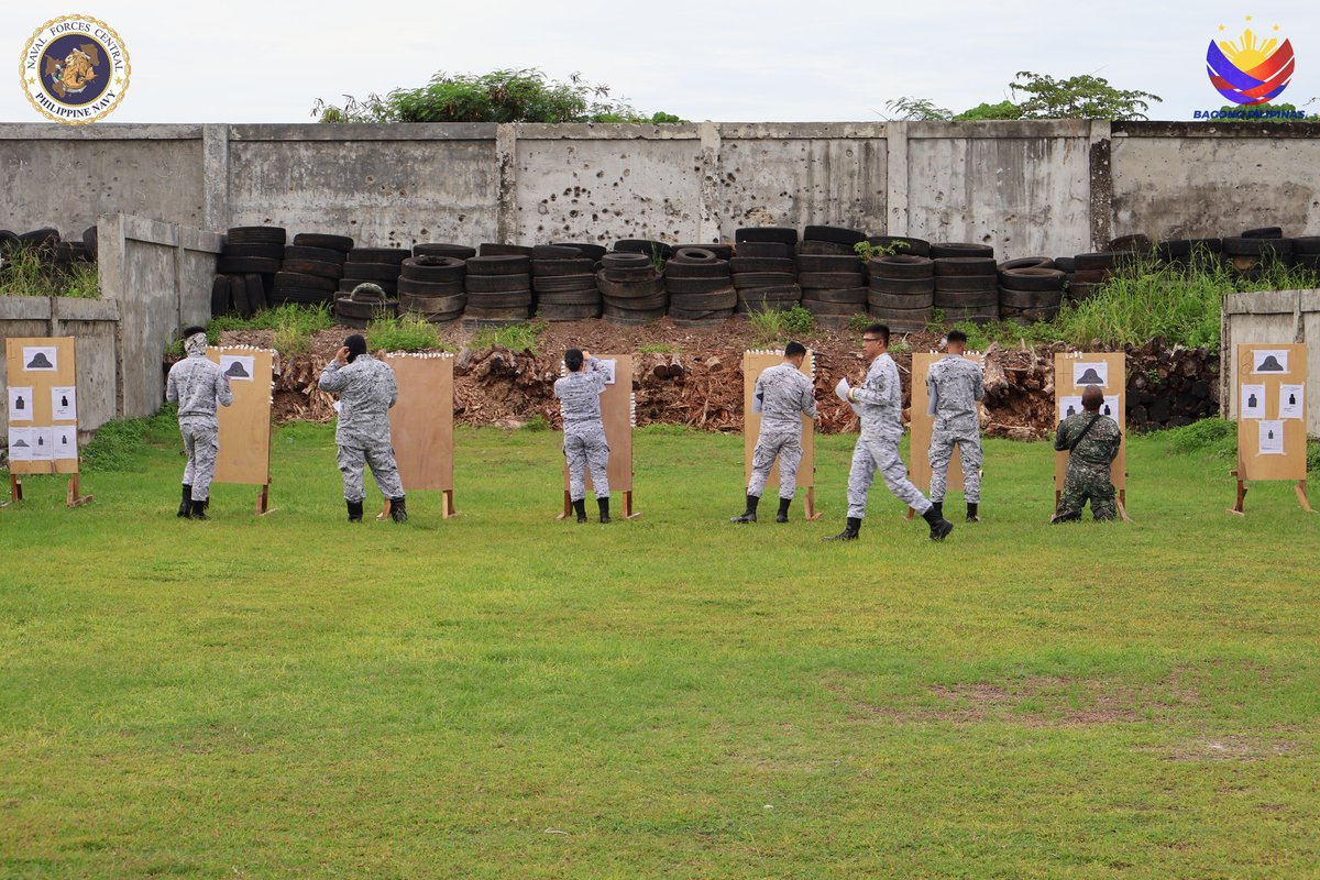 Philippine_Navy's tweet image. PRECISION TRAINING | PH #Navy in Visayas Sharpens Readiness Through Marksmanship Training
👉🏽facebook.com/share/p/16EBsf…
#ProtectingtheSeasSecuringOurFuture
#ModernandMultiCapablePHNavy
#OneAFPOnePhilippines
#StrongAFPStrongPhilippines