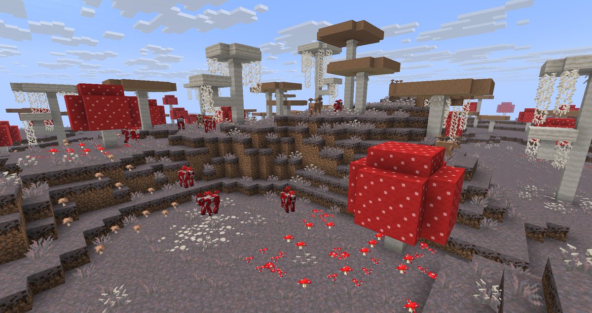 0ther_Gbl1n's tweet photo. I was going to say that I would like Mushroom Island to have more flora, but I don't think that's the right word in this case... 🍄
#Minecraft https://t.co/TpajAQTMp5