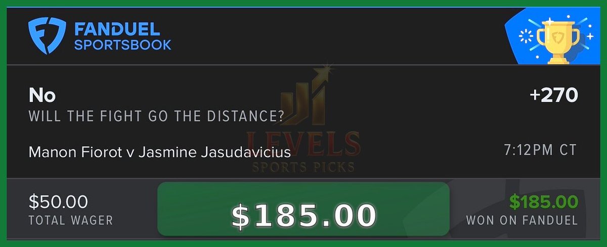 Cash ANOTHER #UFCVancouver Bet 🤑

✅+270 (FIOROT IS A PROBLEM)

Join <a href="/LevelsPicks/">Levels Sports</a> ⬇️

🔥 50% OFF your 1st month w/code 👇
🖥️ Use promo code : NBA50

🔗 tinyurl.com/JoinLevels
