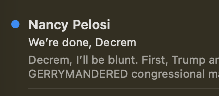 Nancy getting kinda spicy. "Decrem"
