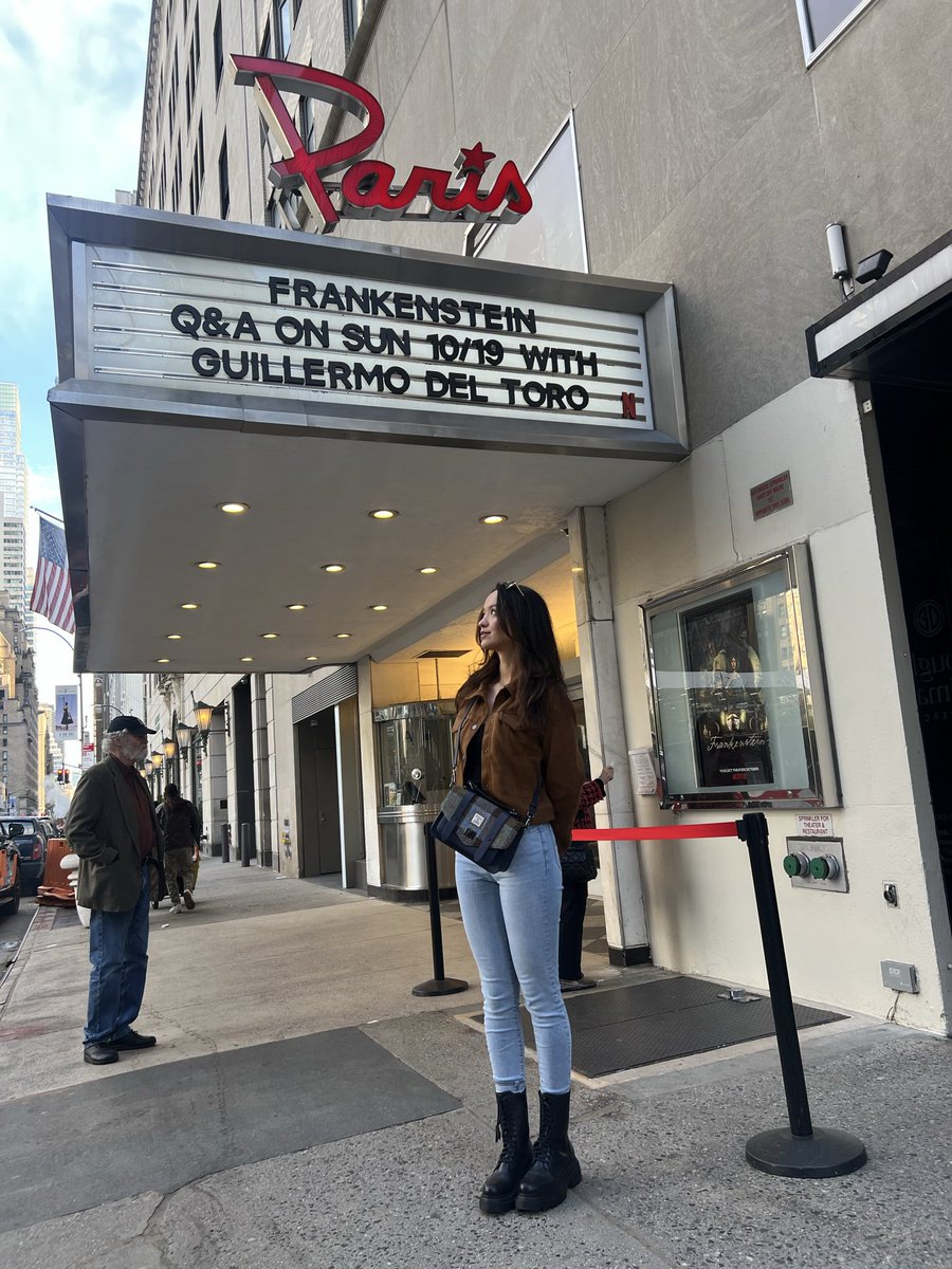What a treat to see <a href="/FrankensteinGDT/">Frankenstein Film</a> at the <a href="/ParisTheaterNYC/">The Paris Theater</a> in 35mm 🎞️🥰💚🤍 #Frankenstein