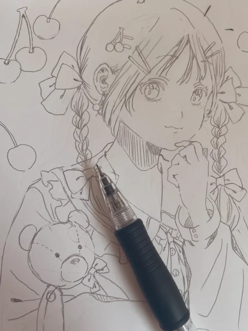 用事の前に下書き🍒🧸 