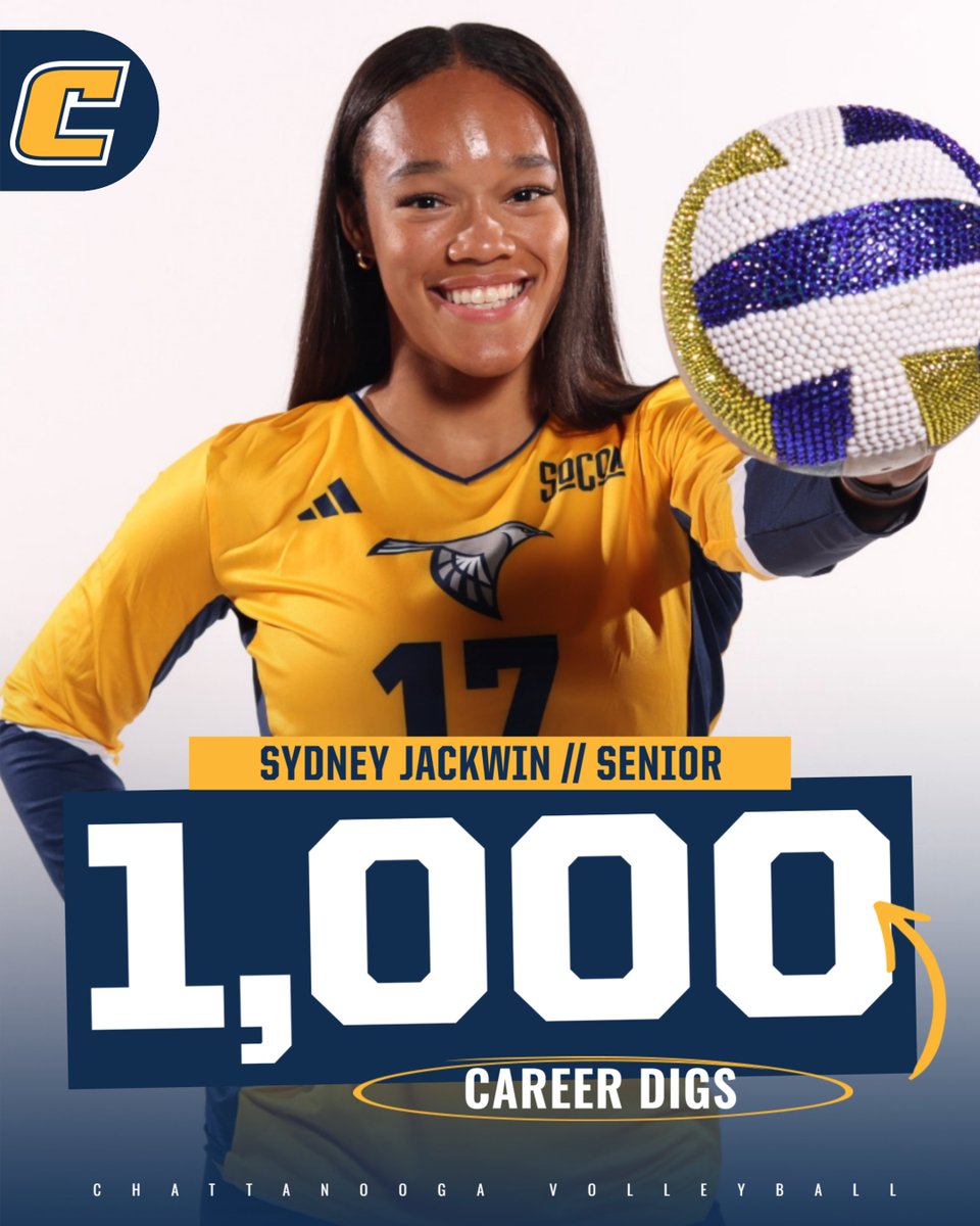 GoMocsVB's tweet image. 𝟏𝐊 🌟
Sydney Jackwin surpassed 1,000 career digs during tonight's win at The Citadel.
Jackwin also nears another milestone as she sits with 997 career kills after laying down 16 tonight.
#GoMocs