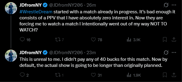 I genuinely cannot imagine being this miserable of a cunt. #AEWWrestleDream