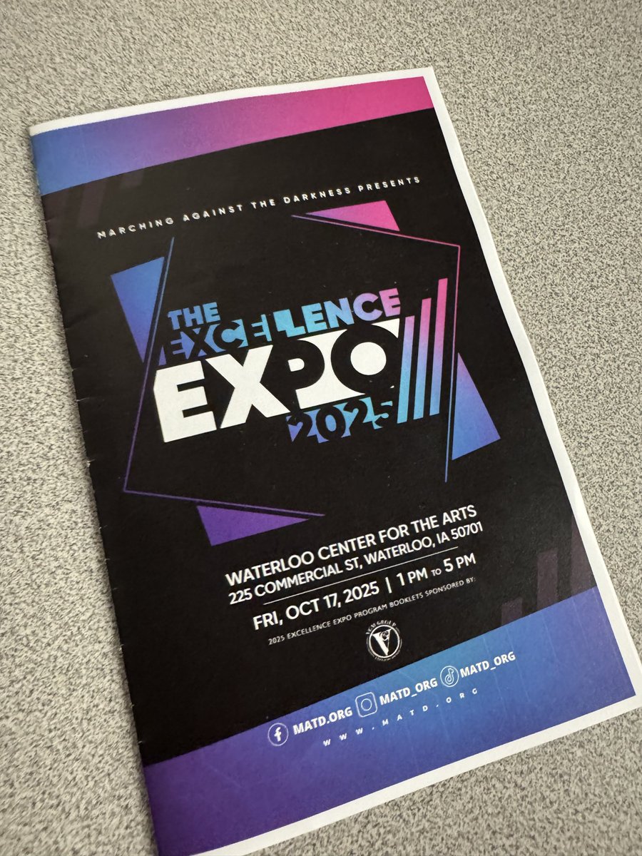Honored to welcome students to The Excellence Expo at the Waterloo Center for the Arts. 
With support from March Against the Darkness &amp; many partners, our youth are exploring college &amp; career paths.
Waterloo’s future is bright because of them! #WaterlooProud